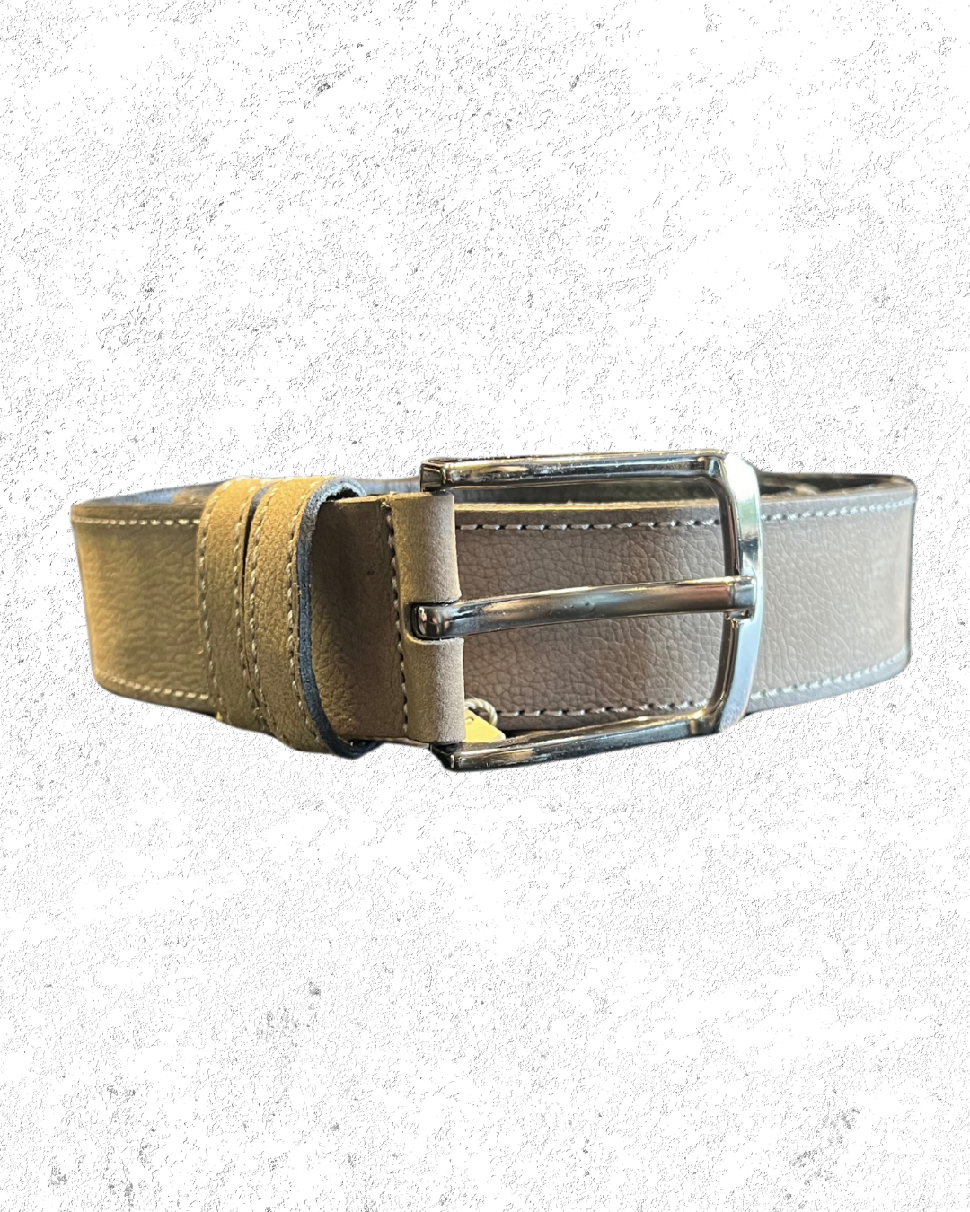 Leather Belt - Burnt Beige