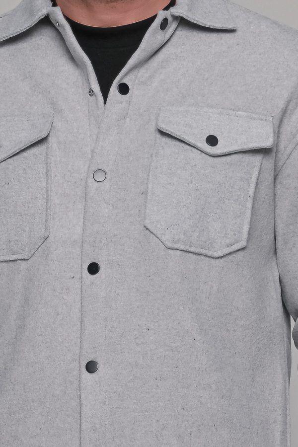 Wool-Blend Overshirt