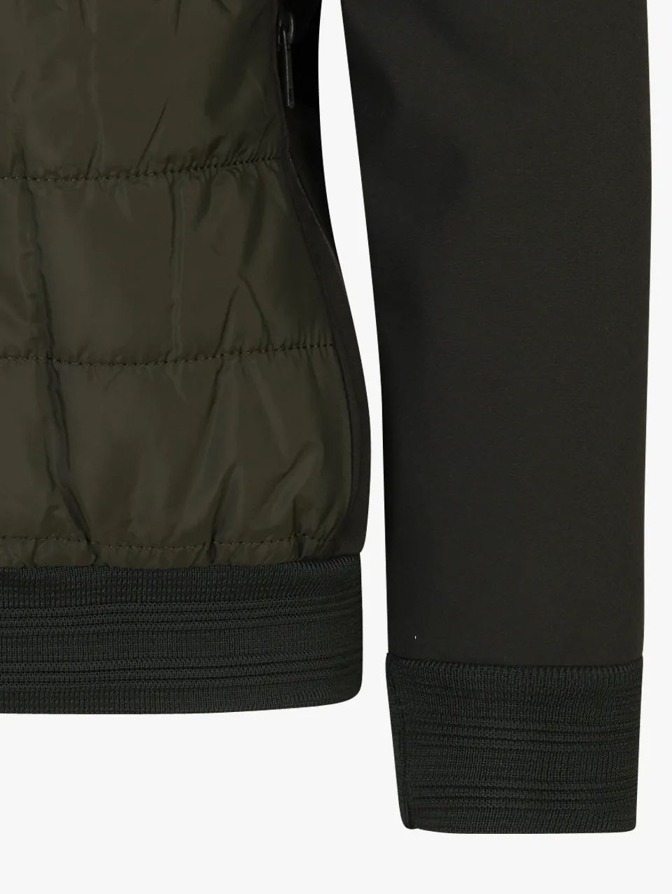 Two-Tone Quilted Bomber