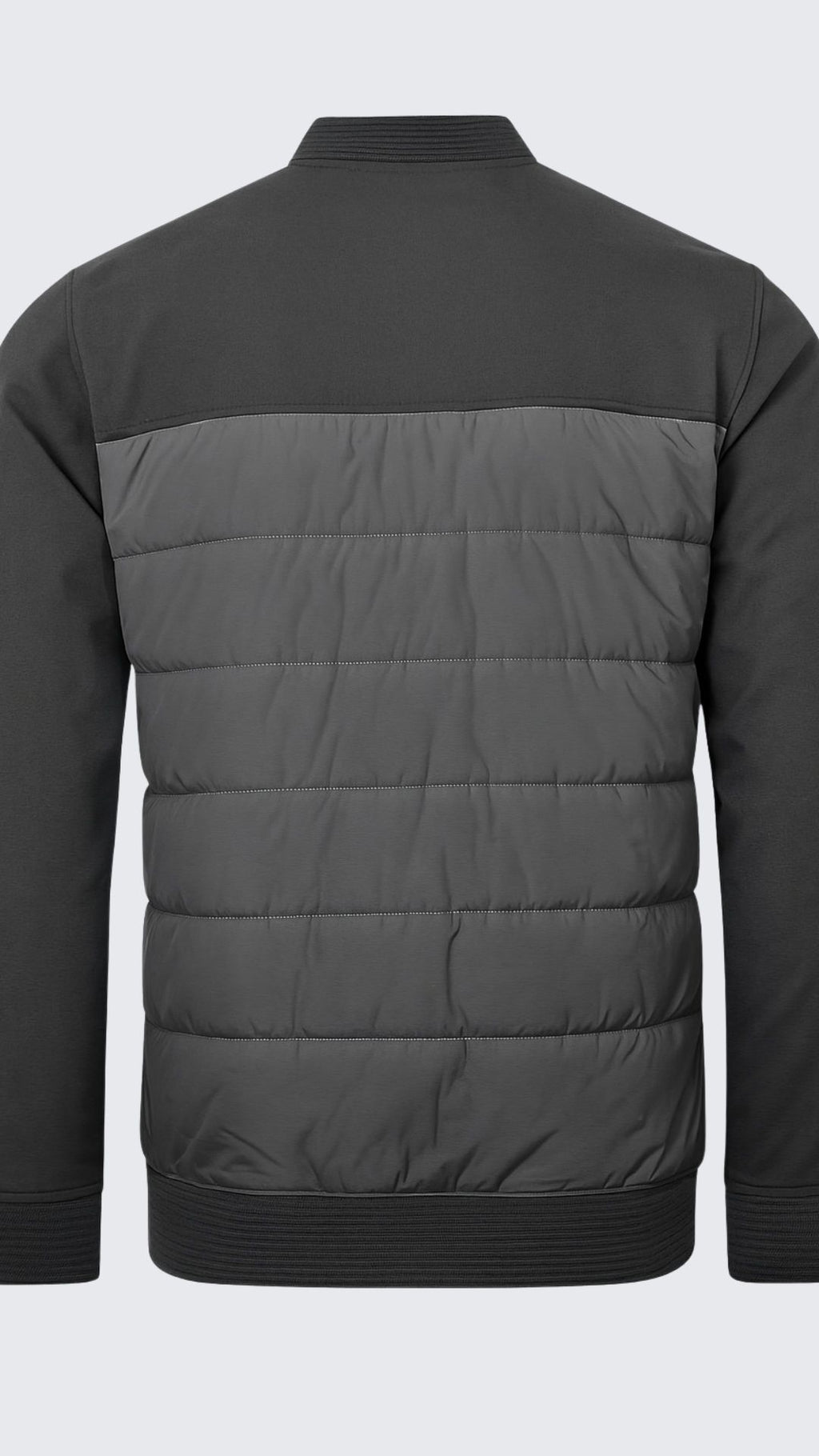 Two-Tone Quilted Bomber