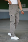 Denim Cargo Pants