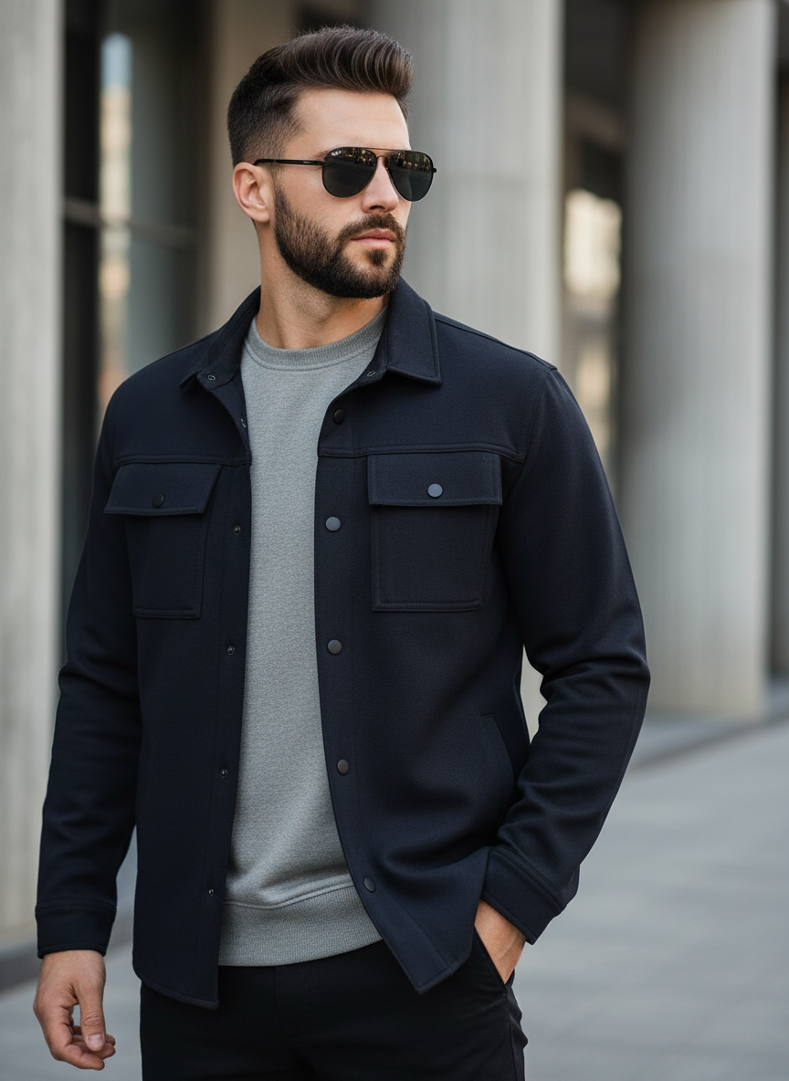 Midweight Cotton Overshirt